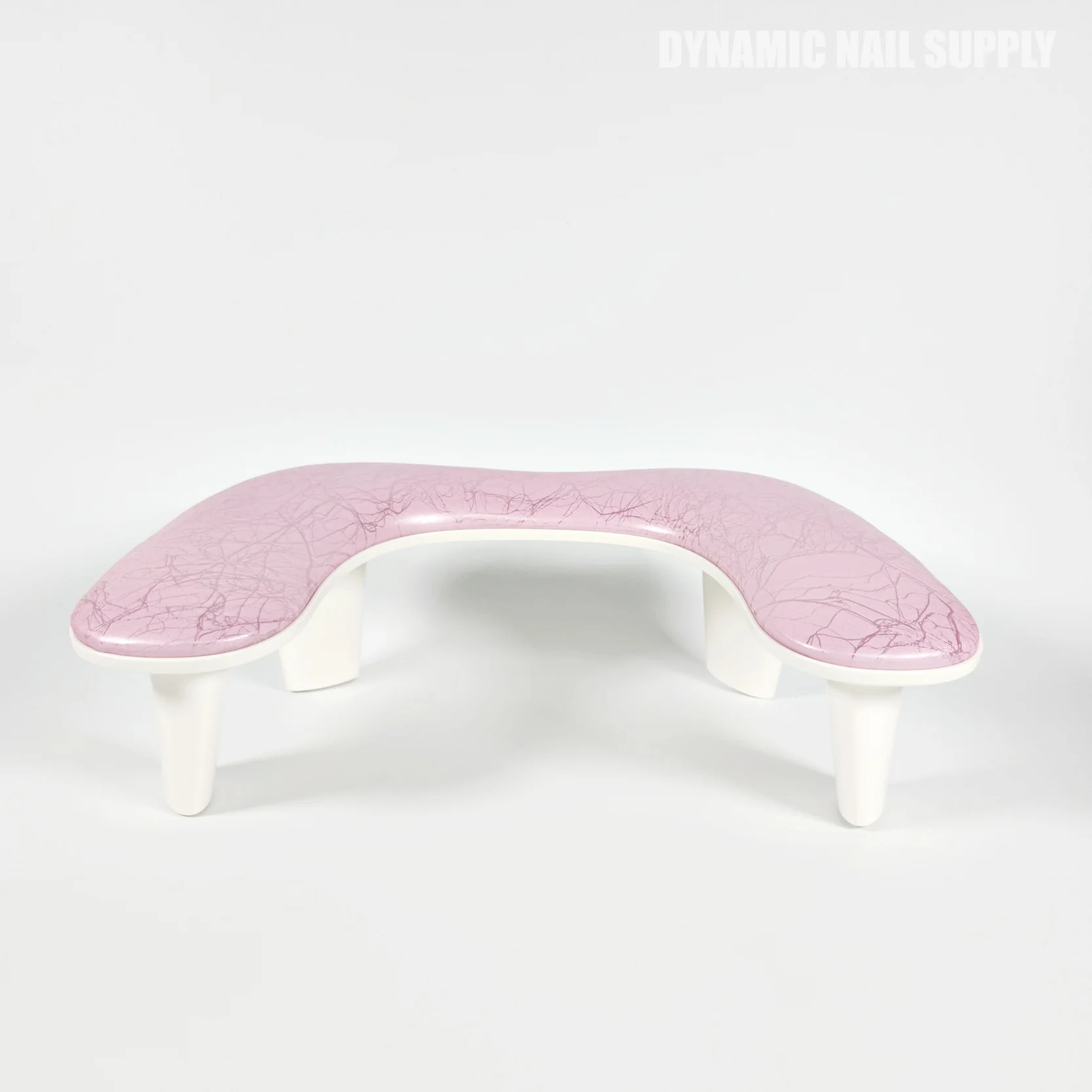 (Pink Marble) U-SHAPE Microfiber Leather Armrest with Cushion Pillow for Pedicure Manicure (Reposabrazos Para Manicura) - Image 3