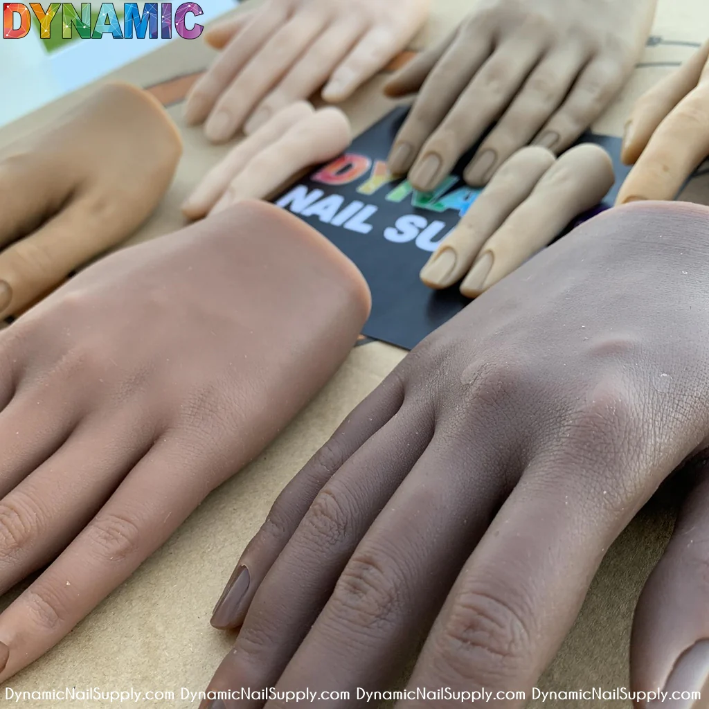 Poseable Silicone Practice Hands and fingers - 6 different skin tones - Image 4