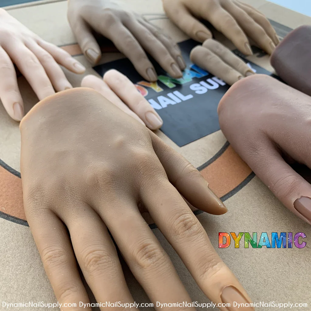 Poseable Silicone Practice Hands and fingers - 6 different skin tones - Image 5