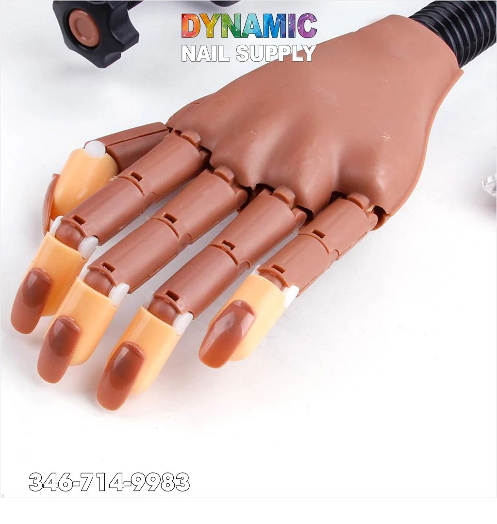 Professional Practice Hand - Include 100 pcs of Replacement Nail Tips - Image 3