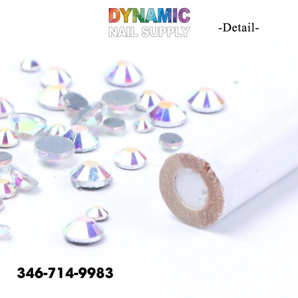 QHTR360 Wooden Nail Dotting Pencils for Rhinestone Crystal Gem Nail Art Decoration - Image 5