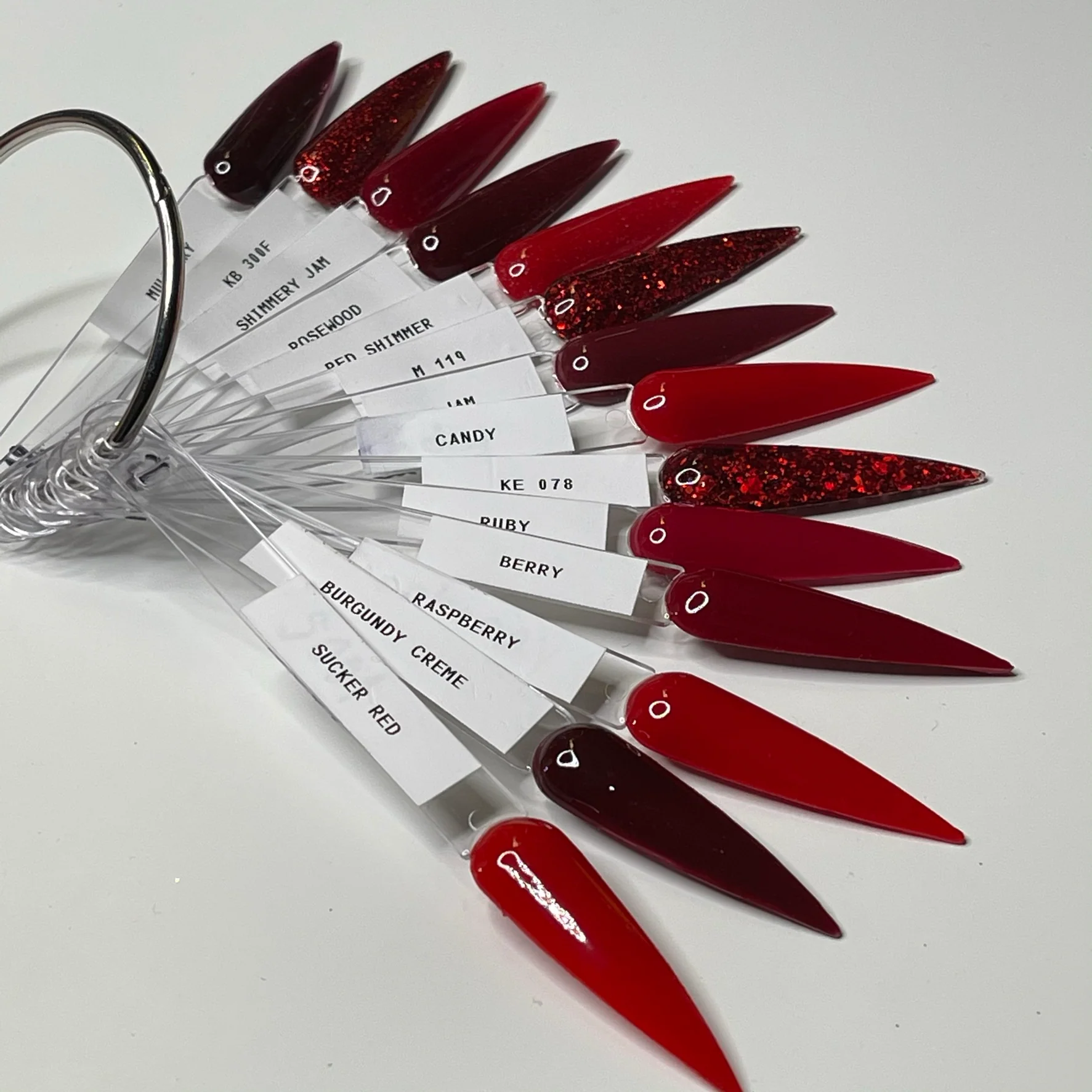 RED Acrylic Collection for Valentine's Day / Summer / Fall Autumn / Christmas Nails - 14 red colors - Image 6