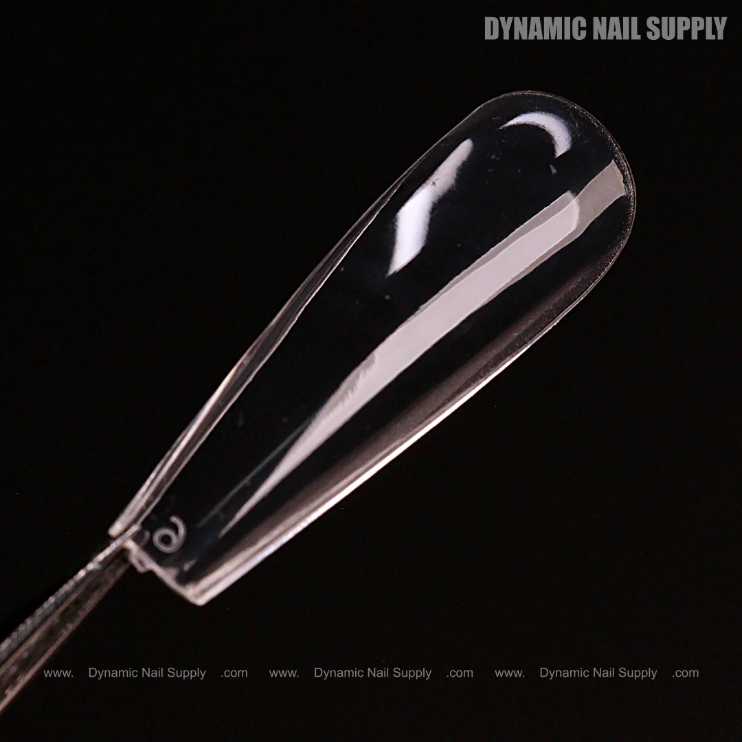 Sculpted Coffin (Long) Full Cover Soft-Gel Nail Tips (Black Box) - Image 7