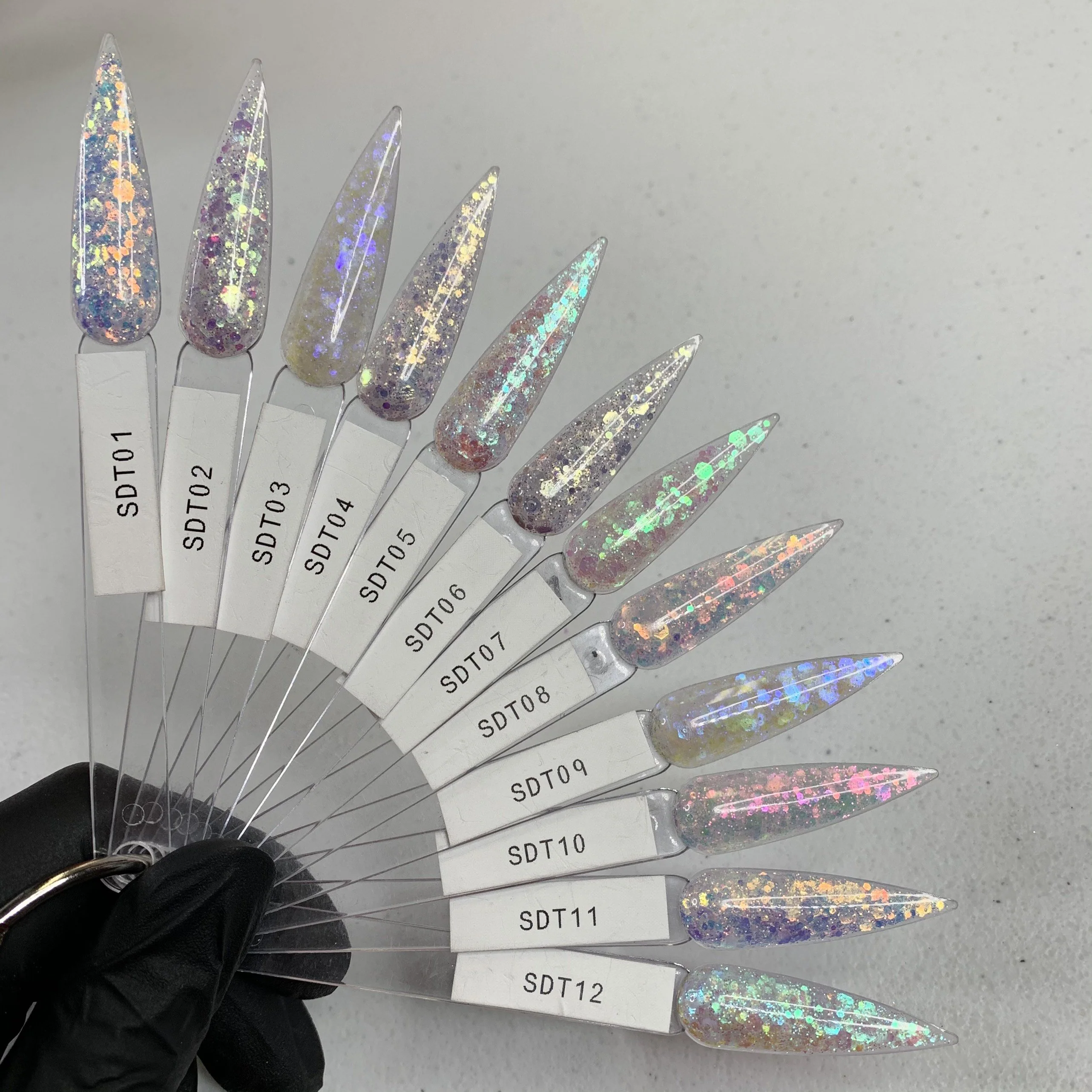 SDT Iridescent Collection (12 colors)  Acrylic Nails & Dipping Powder - Image 4