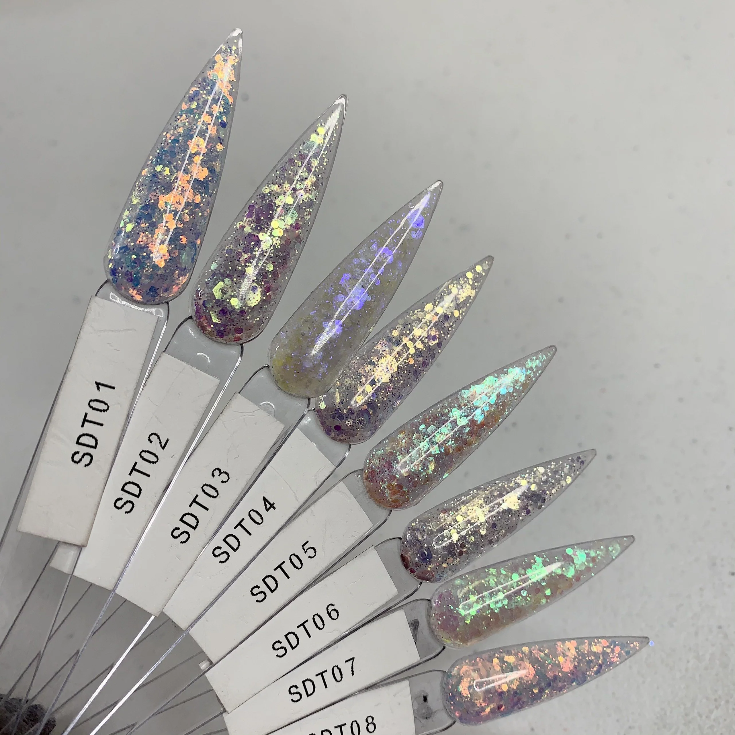 SDT Iridescent Collection (12 colors)  Acrylic Nails & Dipping Powder - Image 5