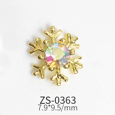 24pcs Snowflake Charms for Winter and Christmas nails art design - Image 20