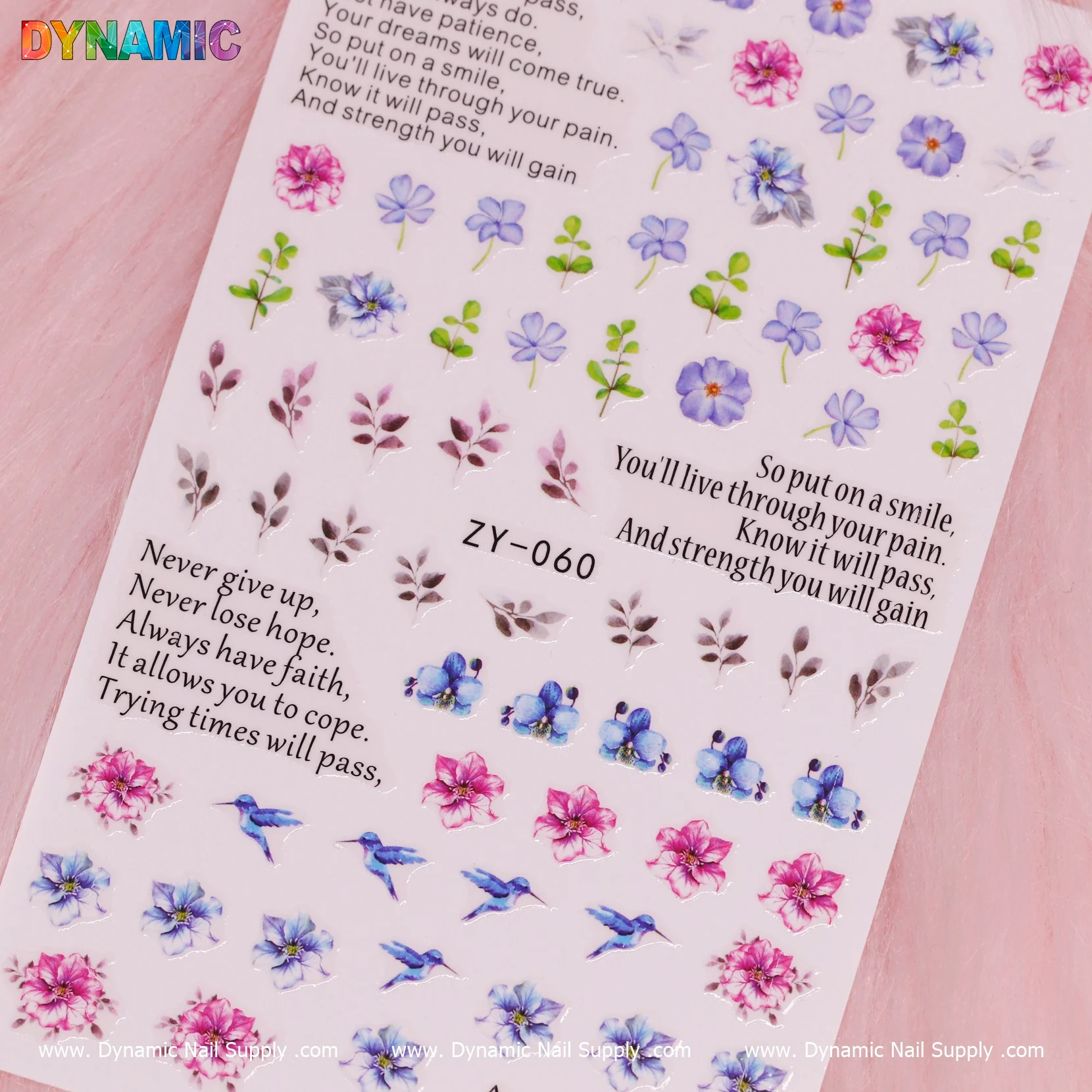 Spring Time Flower Sticker (ZY 060)