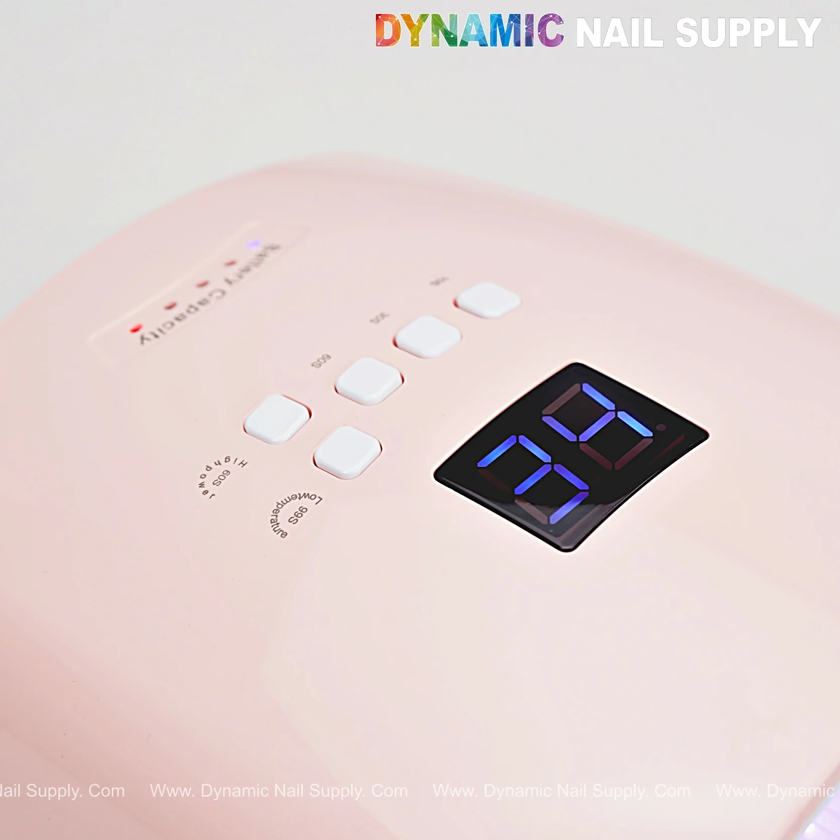 [Stawberry Pink] Cordless LED / UV Lamp -  Gel Nail Dryer 48W Rechargeable & High-powder & Faster - Image 4