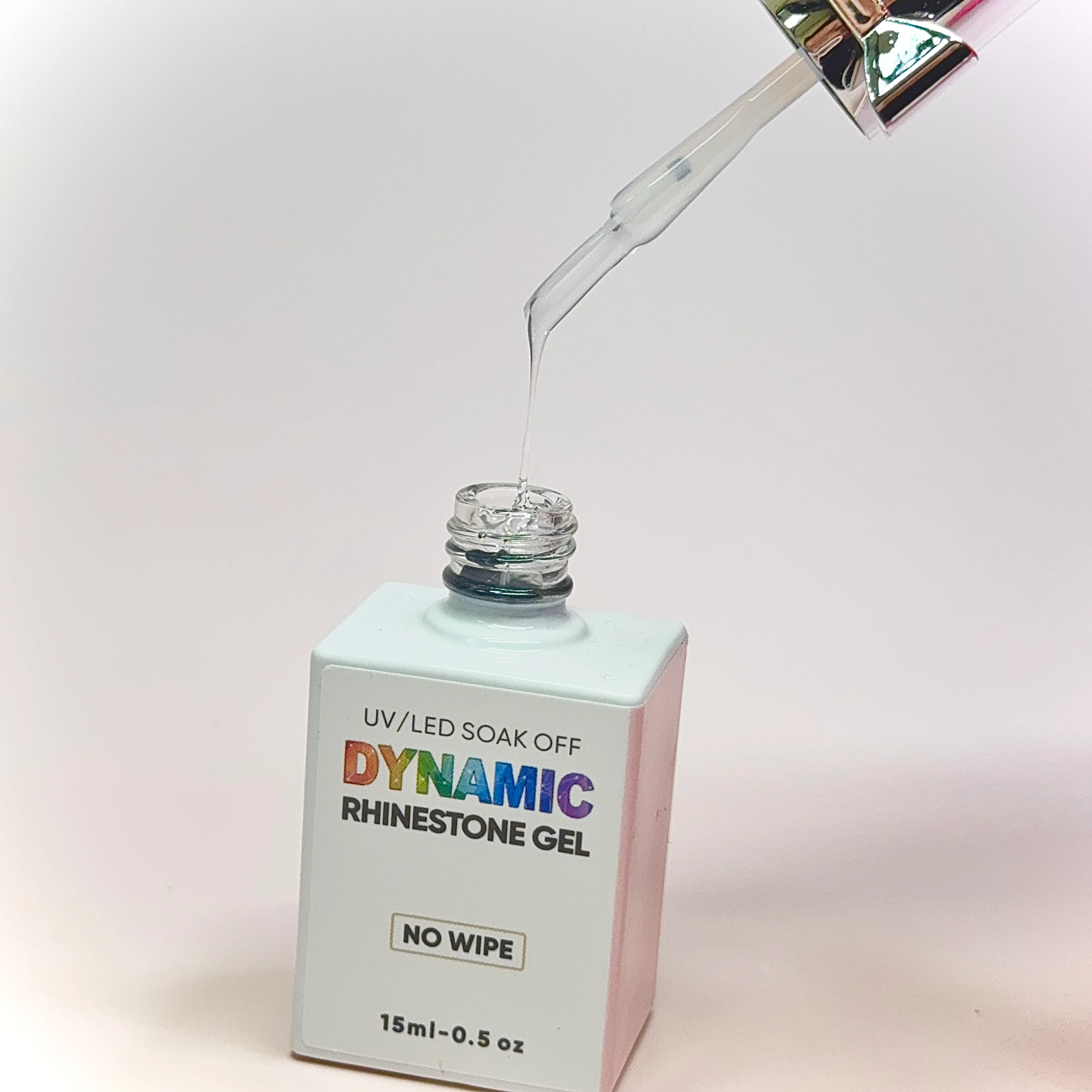 Thick 3D No-Wipe Rhinestone glue Gel in Bottle (+ Liner Brush) for Nail art Design & Chrome application - Image 7