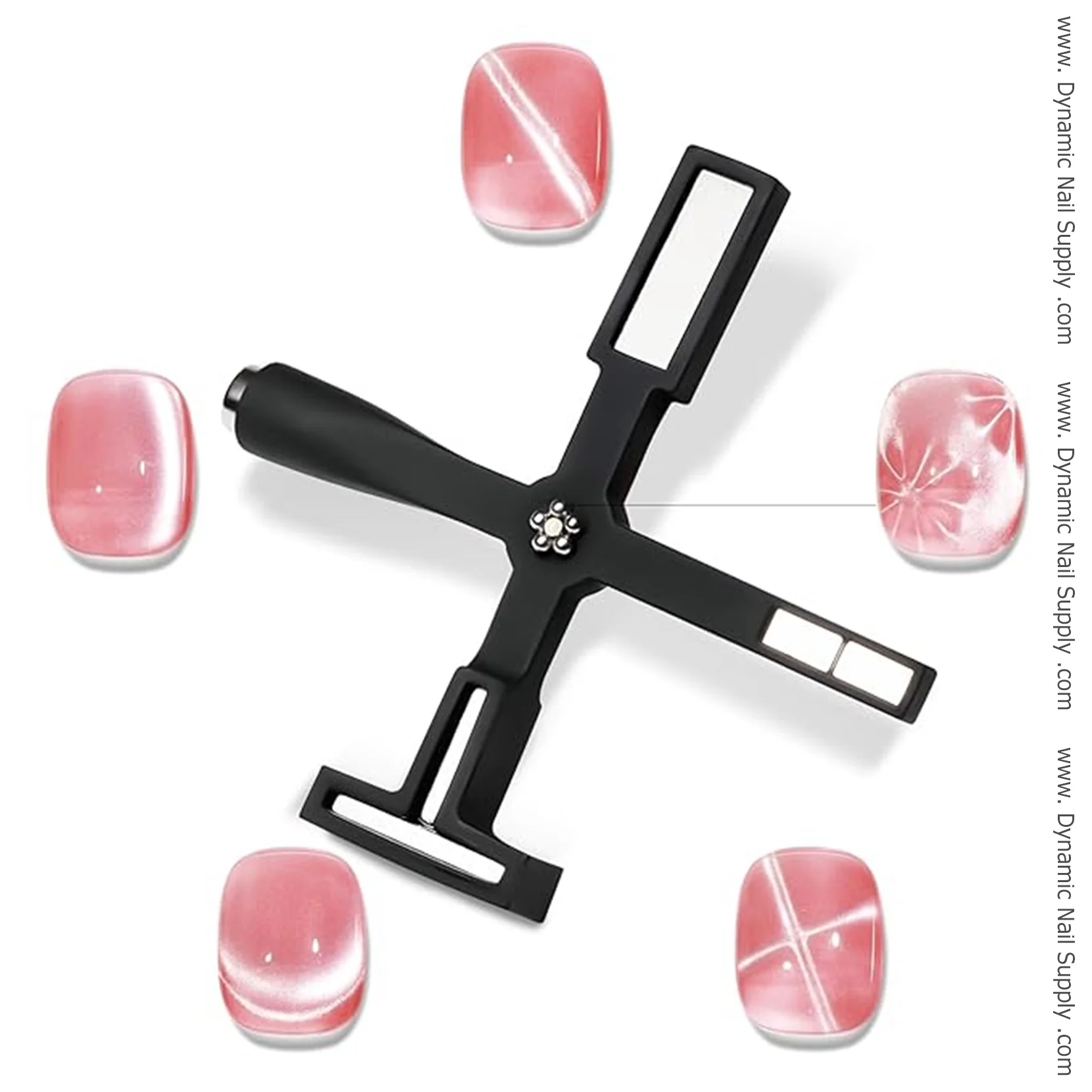 Upgraded 5-in-1 Magnet Tool Bar for Cat eye gel polish (Black Silicone handle) - Image 6