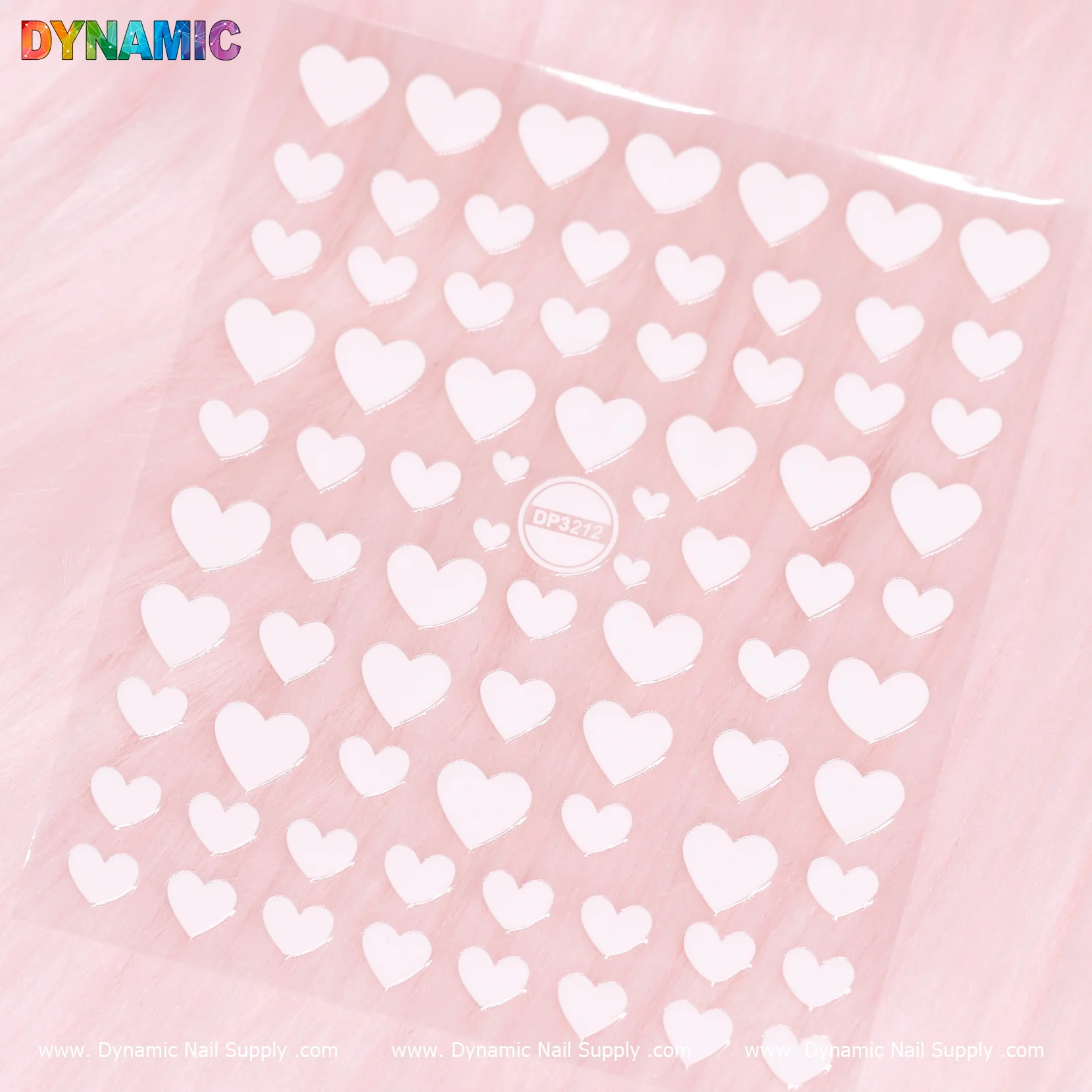 White Heart Sticker (DP3212)
