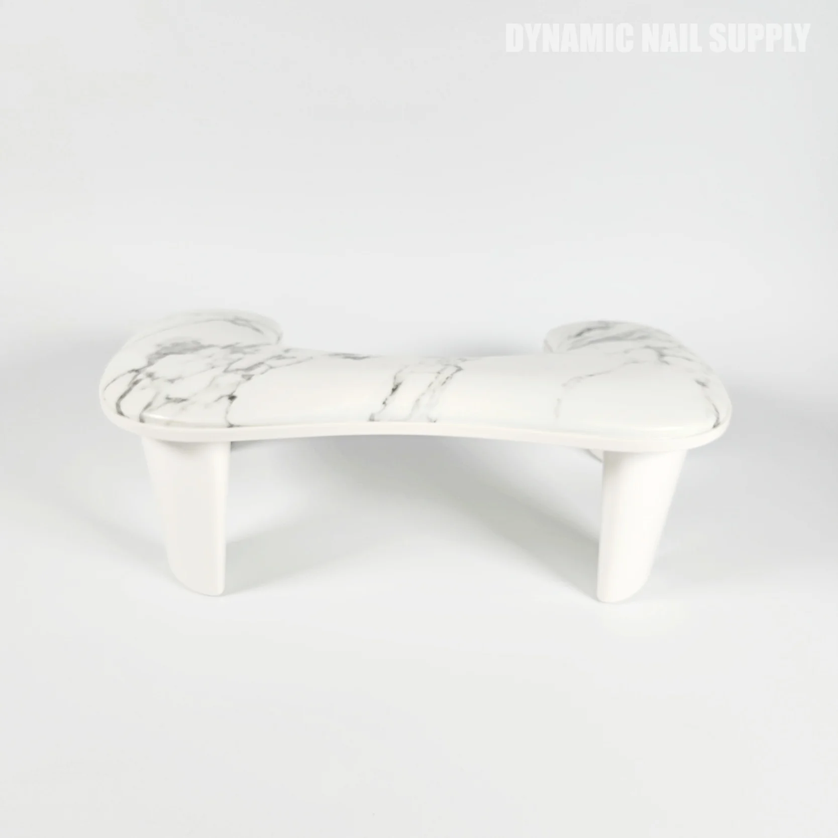 (White Marble) U-SHAPE Microfiber Leather Armrest with Cushion Pillow for Pedicure Manicure (Reposabrazos Para Manicura) - Image 3