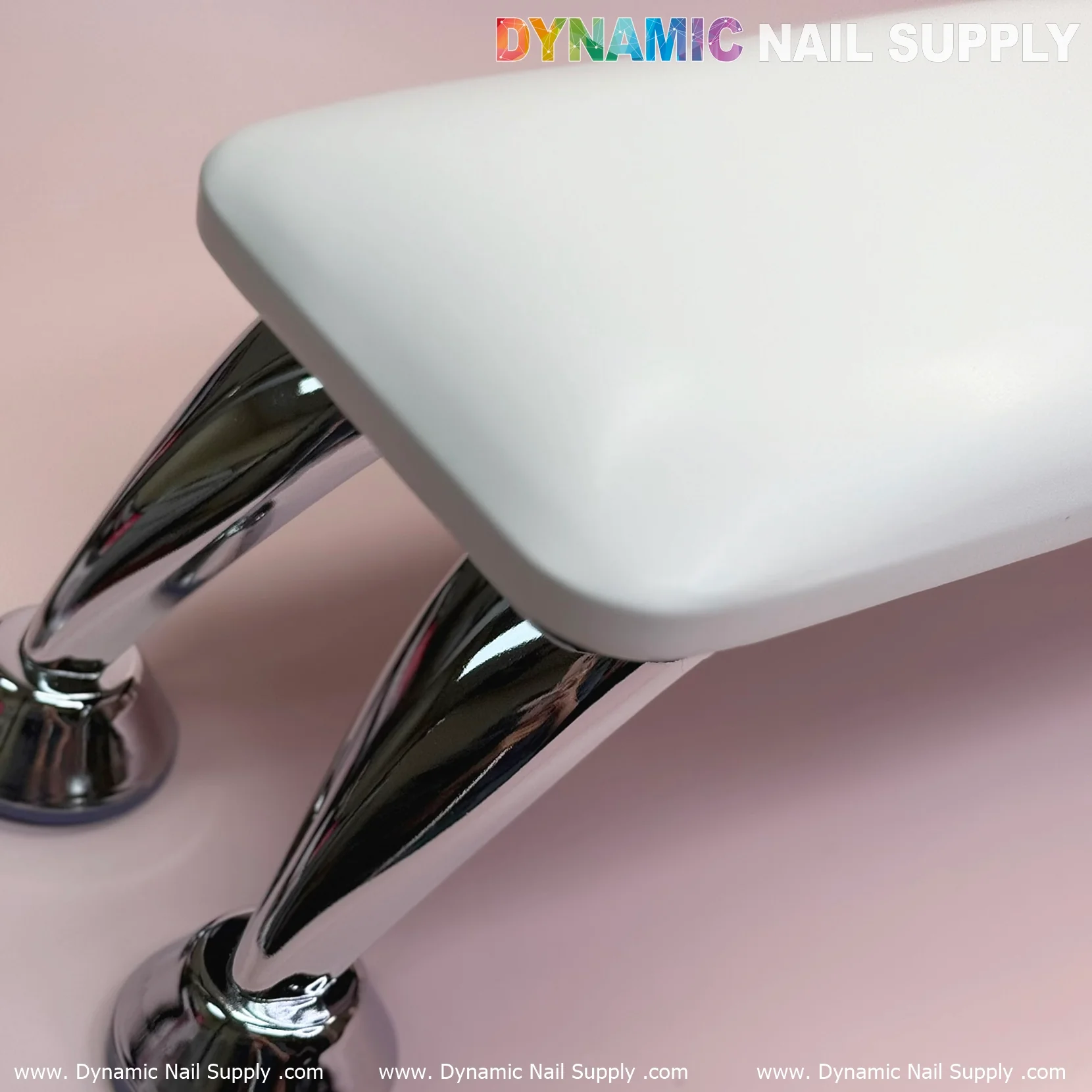 (White) Microfiber Leather Armrest with Cushion Pillow for Pedicure Manicure (Reposabrazos Para Manicura) - Image 3