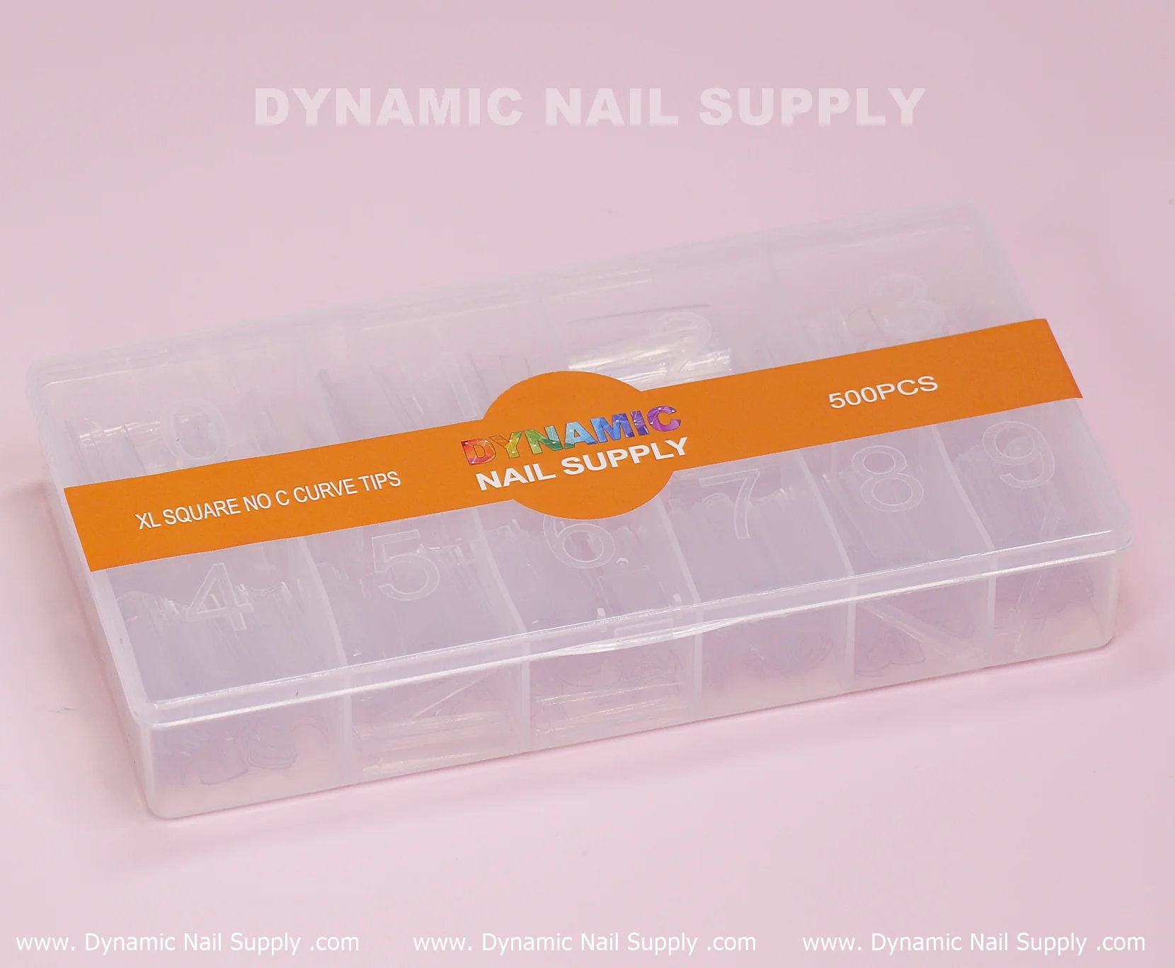 XL Square Nail Tips (Not C-Curve) - Extra Long Straight Shape easier to apply. - Image 3
