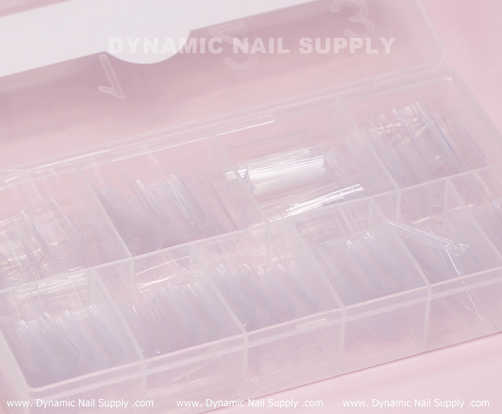 XL Square Nail Tips (Not C-Curve) - Extra Long Straight Shape easier to apply. - Image 5