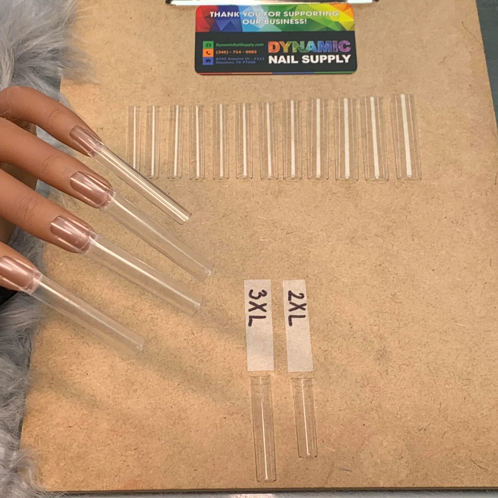 3XL Square Tips (Non C-Curve) - XXXL Straight flatter and easier to apply - Image 9